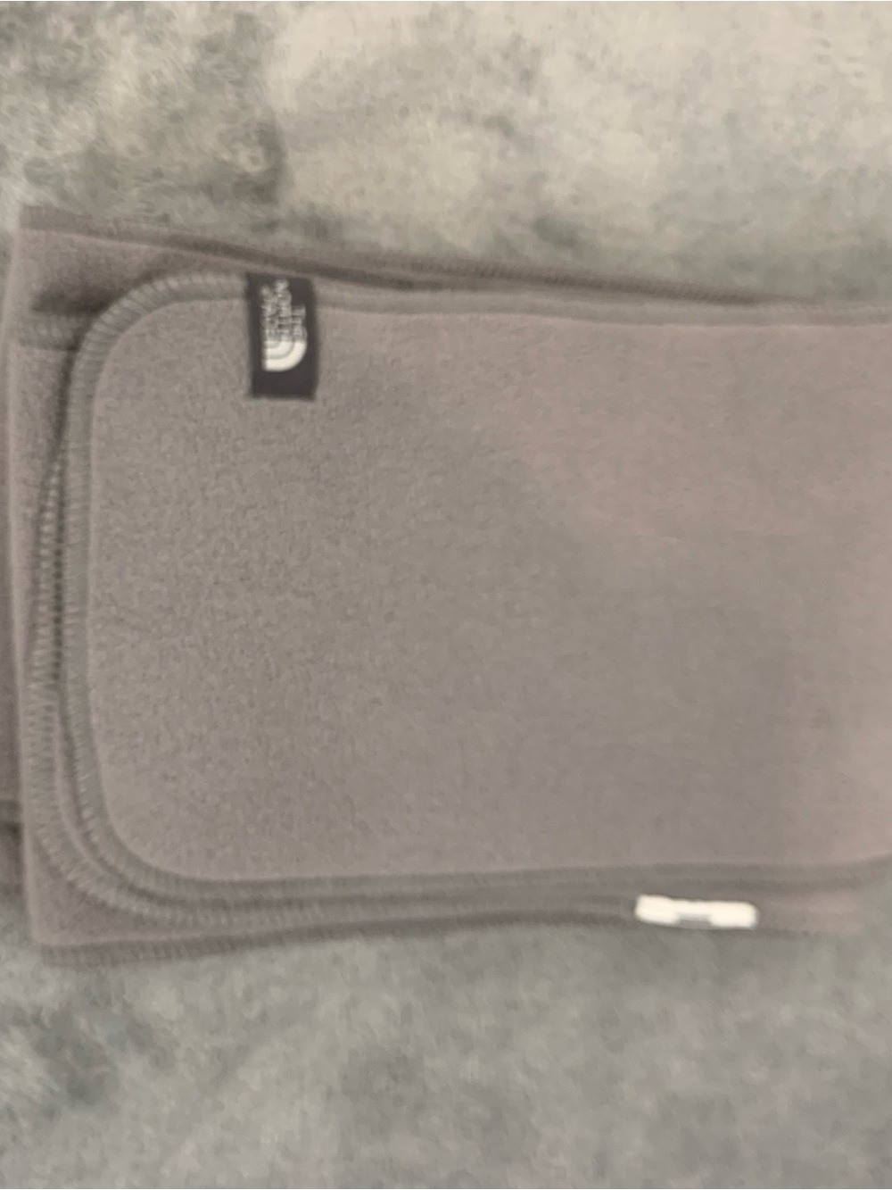 Unisex the north face scarf gray one size